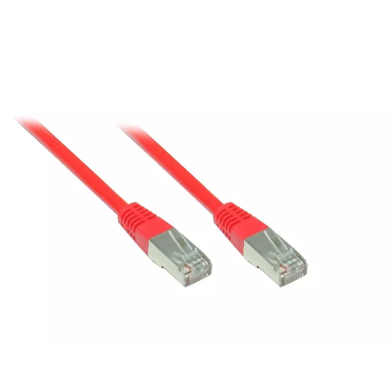 Good Connections Cat. 5e SF/UTP patch kábel, RJ45, červená, 5 m 855R-050