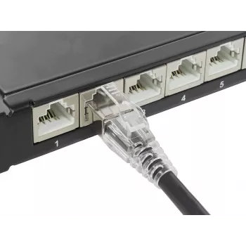 Good Connections Cat.6A S/FTP LSZH patch kábel s RNS Latch ochranou, čierna, 3 m 8060-HV030S