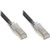 Good Connections Cat.6A S/FTP LSZH patch kábel s RNS Latch ochranou, čierna, 3 m 8060-HV030S