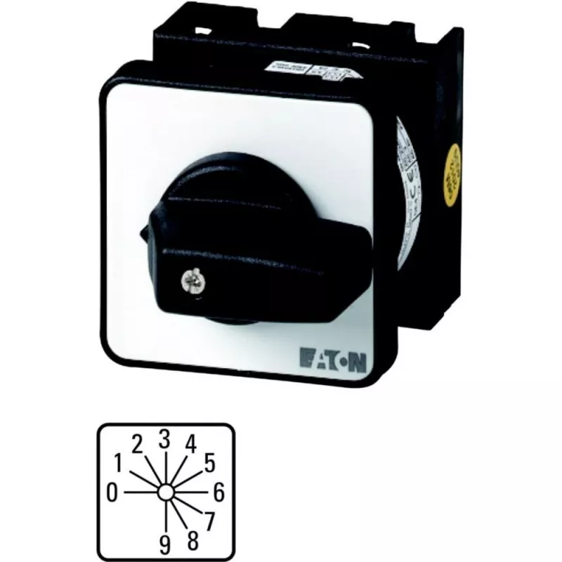 Eaton ovládací vypínač 6,5 kW 6 A 10 pozícií (T0-4-15602/E)