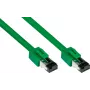 GoodConnections Alcasa 8080-005G Cat8.1 S/FTP patch kábel, 0,5 m, zelená