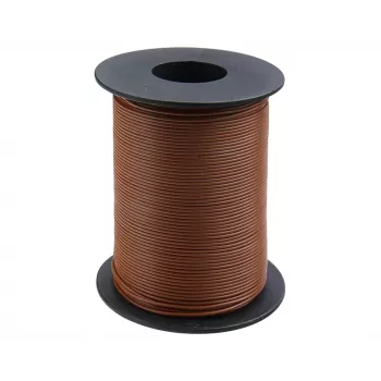 Donau Elektronik 105-8-100 Spájací drôt 1 x 0,20 mm² hnedý 100 m