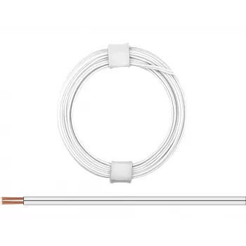Donau Elektronik 114-55 Lanko 2 x 0,08 mm² biele 5 m