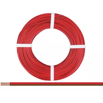 Donau Elektronik 218-08-25 Lanko 2 x 0,14 mm² červené, hnedé 25 m