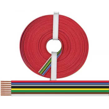 Donau Elektronik 225-885-10 8-žilové lanko 0,25 mm², 10 m, viacfarebné