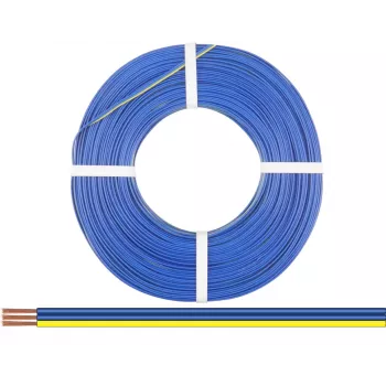 Donau Elektronik 318-223-25 Lanko 3 x 0,14 mm² modré, modré, žlté 25 m