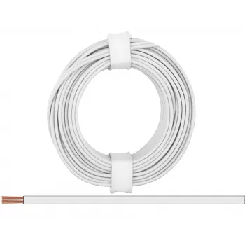 Donau Elektronik 218-55 Lanko 2 x 0,14 mm² biele 5 m