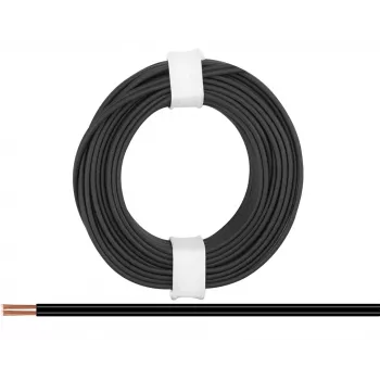 Donau Elektronik 218-11 Lanko 2 x 0,14 mm² čierne 5 m