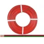 Donau Elektronik 318-014-25 Lanko 3 x 0,14 mm² červené, čierne, zelené 25 m