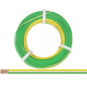 Donau Elektronik 318-354-50 Lanko 3 x 0,14 mm² žlté, biele, zelené 50 m