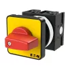 Eaton T0-2-1/E-RT 3-pólový vačkový spínač 20 A, IP65, červená/žltá 011082