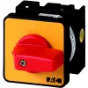 Eaton T0-2-1/E-RT 3-pólový vačkový spínač 20 A, IP65, červený/žltý 011082