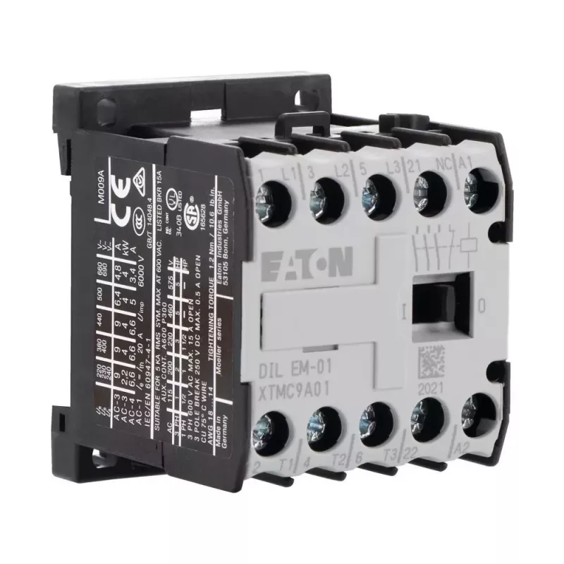 Eaton DILEM-01 mini stýkač 3NO 24V AC 50Hz 9A 4kW IP20 010086