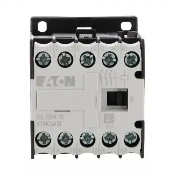 Eaton DILEEM-10 mini stýkač, 3-pólový, 9 A, cievka 230 V AC / 240 V AC, 1 NO pomocný kontakt, izolácia 690 V 051608