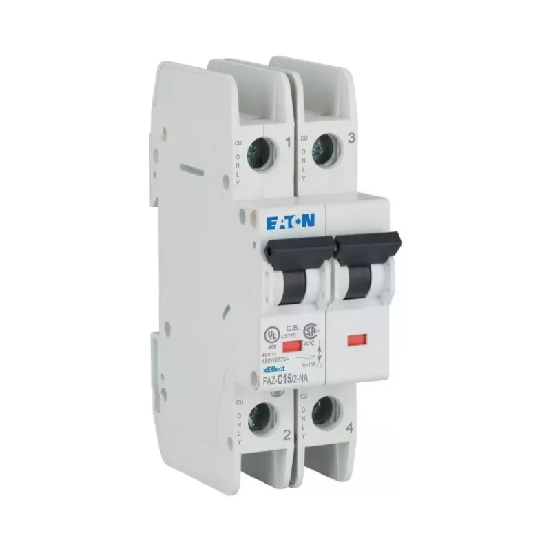 Eaton FAZ-C15/2-NA 15 A 2-pólový istič s charakteristikou C (MCB) 102169