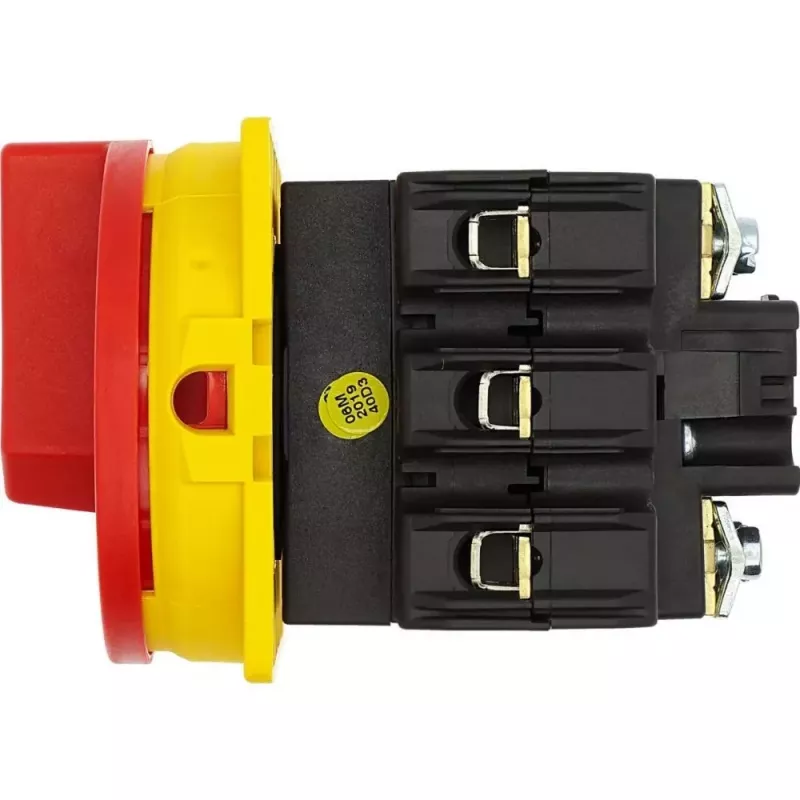 Eaton P3-100/EA/SVB 100 A 3-pólový uzamykateľný hlavný vypínač, červená/žltá