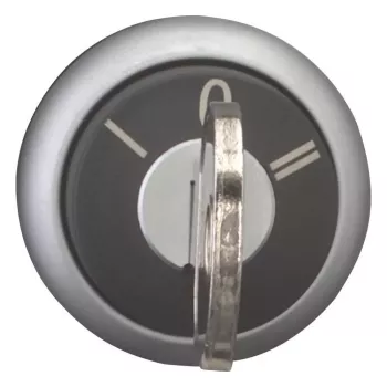 Eaton M22-WRS3-MS3 kľúčový prepínač, 3 polohy, aretovaný, 22,5 mm, čierna/strieborná 111774