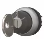 Eaton M22-WS-MS5 kľúčový prepínač, 3 polohy, aretovaný, Ronis MS5, čierny 111792