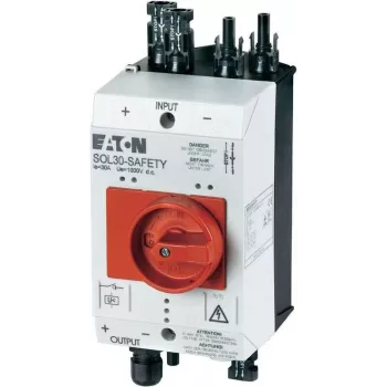 Eaton SOL30-SAFETY/2MC4-U PV bezpečnostný spínač pre hasičov, 30 A, 1000 V DC, 4-pólový, 1 NO + 1 NC 144122