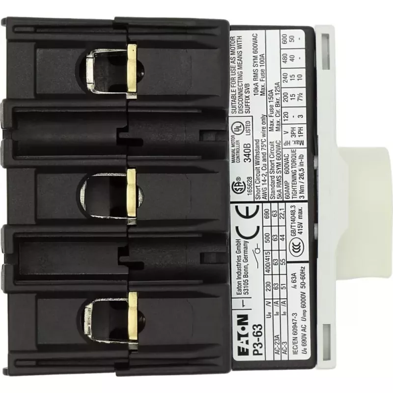 Eaton P3-63/M4/SVB hlavný vypínač, vačkový spínač 172784