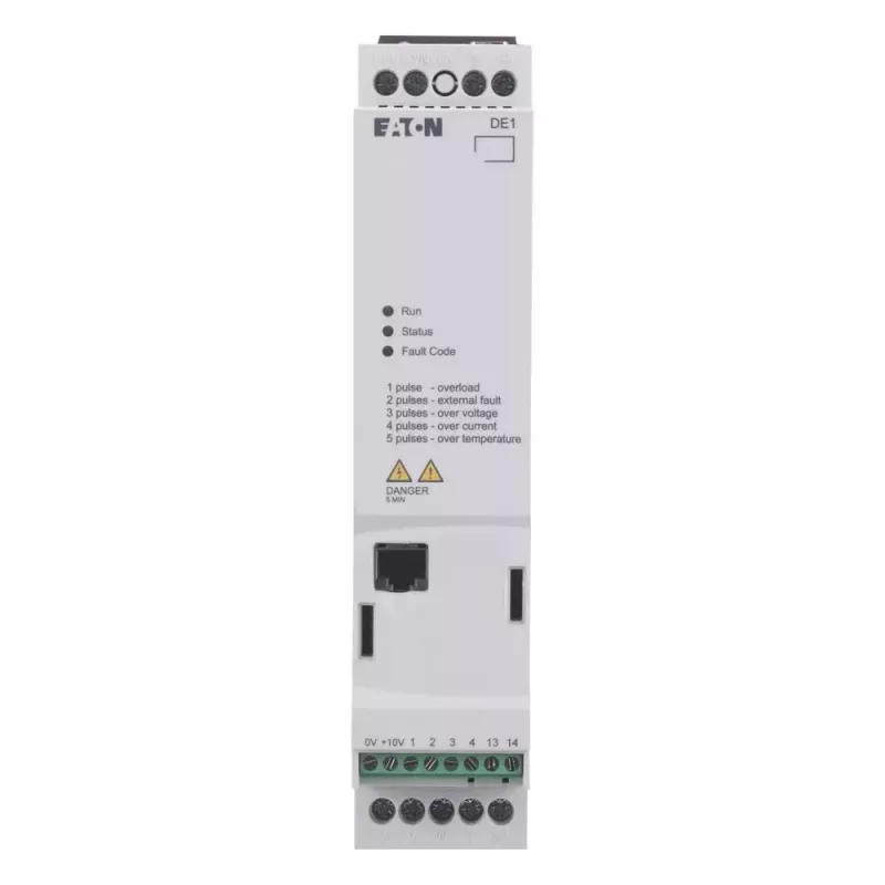 Eaton DE1-127D0FN-N20N štartér s premenlivými otáčkami, 200-240 V, 50/60 Hz, IP20, čierny/biely 174331