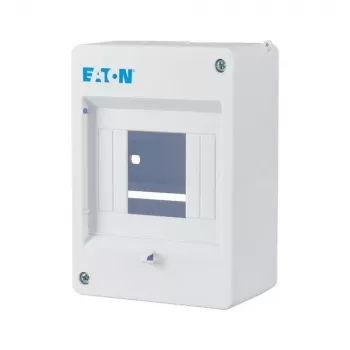 Eaton MINI-4 rozvádzač na omietku, 4 modulové jednotky, IP30, dopravná biela (RAL 9010) 177068