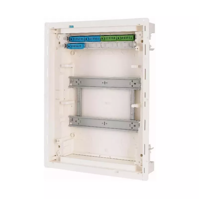Eaton KLV-24UPP-F multimediálny rozvádzač, do omietky, 24 modulov, biele dvere 178800