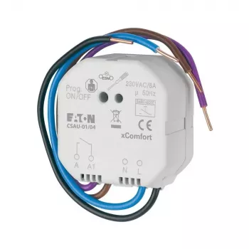 EATON xComfort rádiový spínací aktor bezpotenciálový 1-kanál 16A montáž do omietky 121080