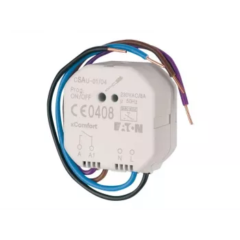 EATON xComfort rádiový spínací aktor bezpotenciálový 1-kanál 16A montáž do omietky 121080