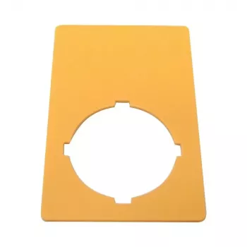 Eaton M22-XZK1-D99 štítok NÚDZOVÉ ZASTAVENIE, žltý, 90x90mm, NÚDZOVÉ ZASTAVENIE 121089