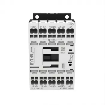 EATON DILA-40(24VDC)-PI pomocný stýkač 24VDC 4 NO Push-in prípojky 199208