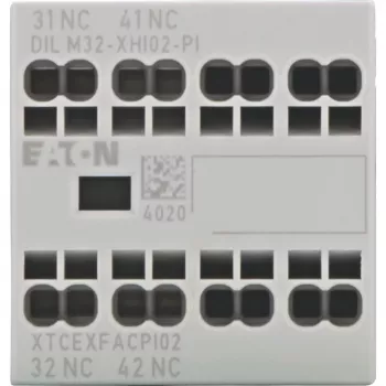 Eaton DILM32-XHI02-PI pomocný kontaktný blok, 2 NC, 4 A, predná montáž 199310