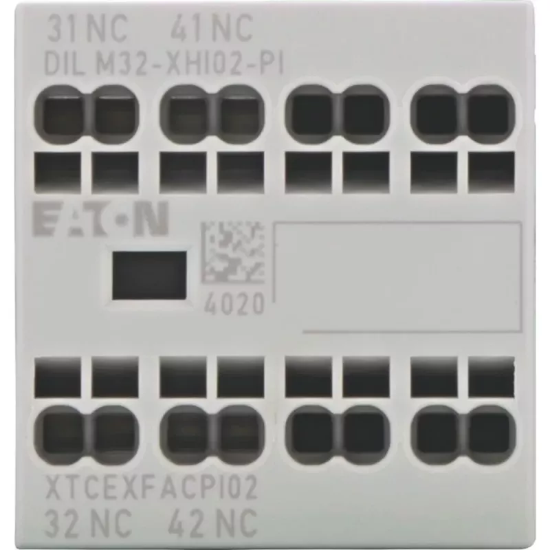 Eaton DILM32-XHI02-PI pomocný kontaktný blok, 2 NC, 4 A, predná montáž 199310