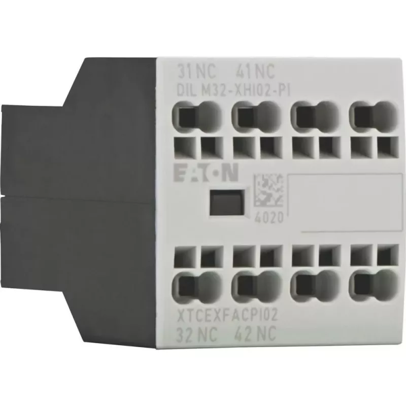 Eaton DILM32-XHI02-PI pomocný kontaktný blok, 2 NC, 4 A, predná montáž 199310