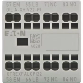 EATON DILA-XHIV22-PI pomocný kontaktný blok, 4-pólový, 2NO+2NC, 16 A, bočná montáž 199322