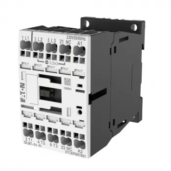 EATON DILM7-01(24VDC) výkonový stýkač 3-pólový 400V 3kW 1NC 24VDC 199228