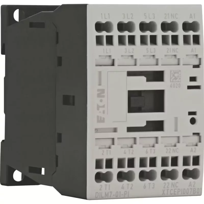 EATON DILM7-01(24VDC) výkonový stýkač 3-pólový 400V 3kW 1NC 24VDC 199228