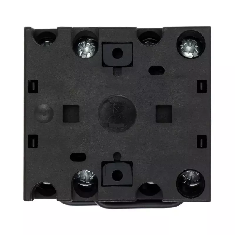 Eaton T0-1-15421/E vačkový vypínač, 1-pólový, ZAP-VYP, 20 A, 690 V AC, páčka, čierny, predný panel 48x48 mm 095806