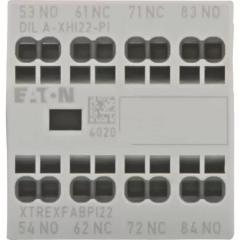 Eaton DILA-XHI22-PI pomocný kontaktný blok, 2NO+2NC, 4A, predná montáž 199319