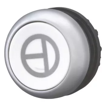 Eaton M22-D-W-X11 ovládací prvok tlačidla, biely, plastový predný krúžok, 22,5 mm, tlačidlový 101673
