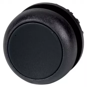 Eaton M22S-D-S ovládač tlačidla, zápustný, čierny, plastový predný krúžok, 22,5 mm 216591S