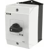 Eaton T0-3-8228/I1 3-pólový spínač ZAP-VYP 20A 690V AC, čierna rukoväť/biela predná strana 207125