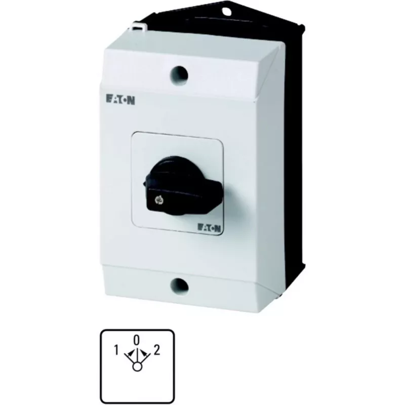 Eaton T0-3-8228/I1 elektrický spínač, 3-pólový, čierny/biely 207125