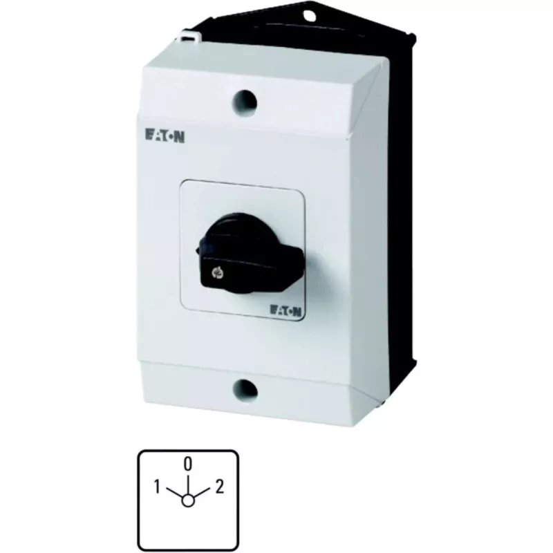 Eaton T0-3-8401/I1 3-pólový vačkový spínač, 20 A, čierny páčka, montáž na predný panel 207132