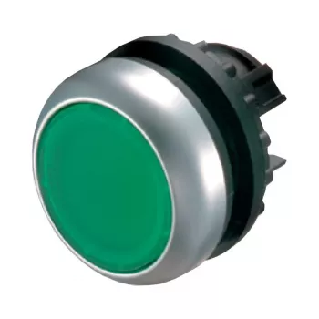 Eaton M22-DR-G ovládač tlačidla, zápustný, zelený, 22,5 mm 216619-GN