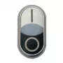 Eaton M22S-DDL-W dvojitý ovládač tlačidla, osvetlený, biely 216707
