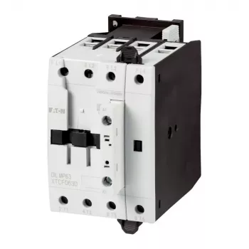 Eaton DILMP63 výkonový stýkač, 3-pólový, 63 A, cievka 230 V AC 50 Hz / 240 V AC 60 Hz, 1 NO + 1 NC, IP00 109855