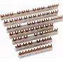 Eaton 215644 svorka zbernice, rovná, konektor samec, meď, biela, 10 mm², 63 A