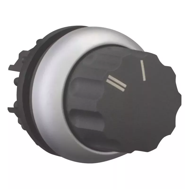 Eaton M22-WR-X92 prepínač, 2-polohový, aretovaný, otočný gombík, čierny