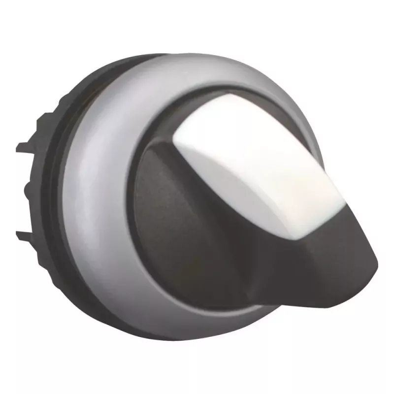 Eaton M22-WKV otočný volič, rukoväť, poloha V, aretovaný, IP66, čierny/sivý 216874